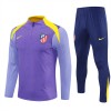 Atlético Madrid Training Huppari 2025-26 Neljännes Zip Violetti - Miesten